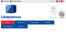 Tablet Screenshot of grupojumbopack.com